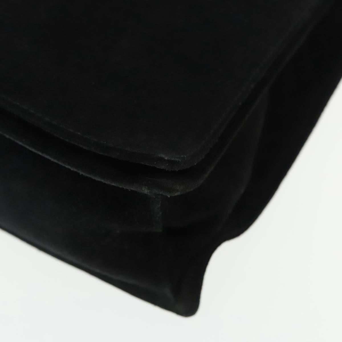 Gucci Bamboo Black Suede Shoulder Bag ()