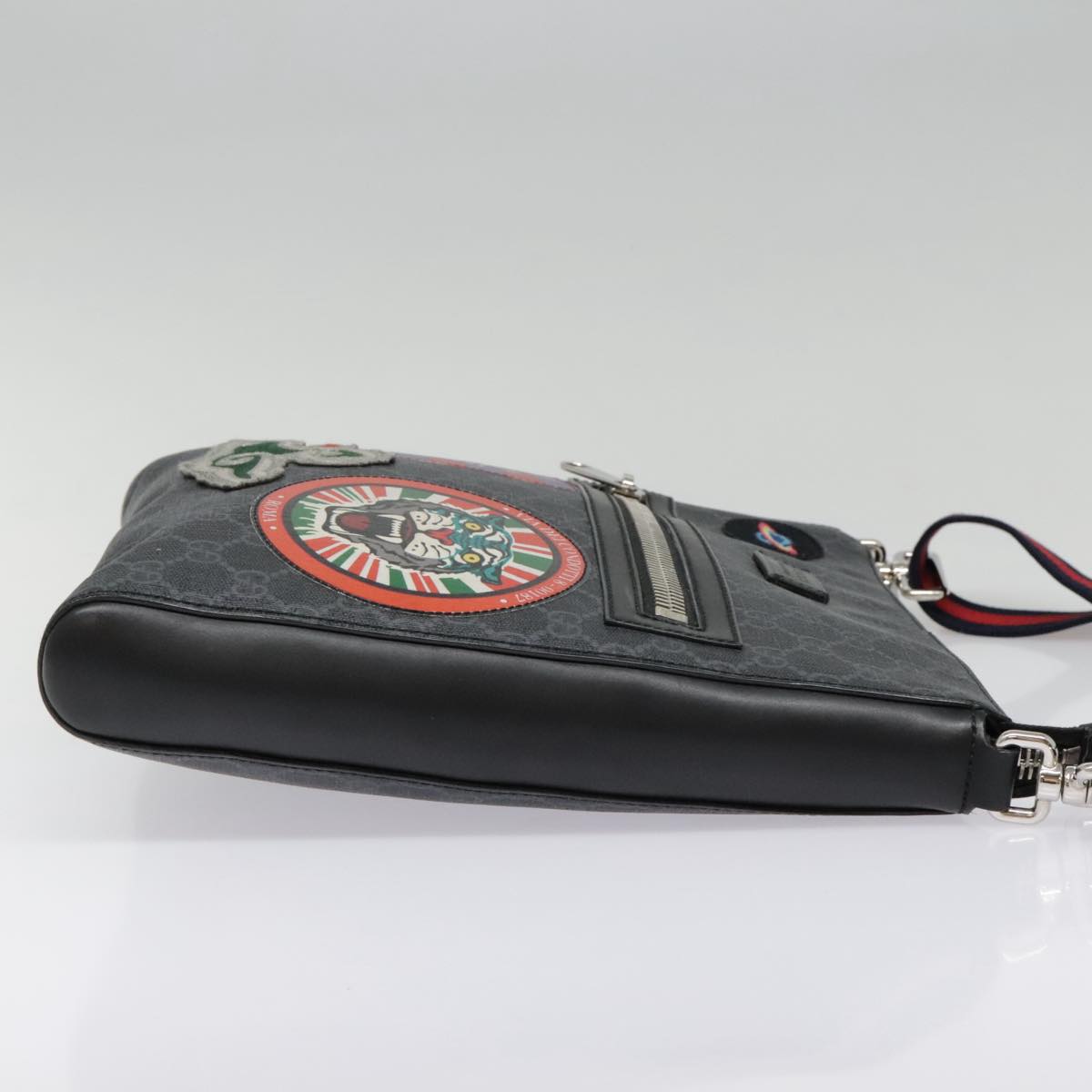 Gucci Jackie Black Canvas Shoulder Bag ()