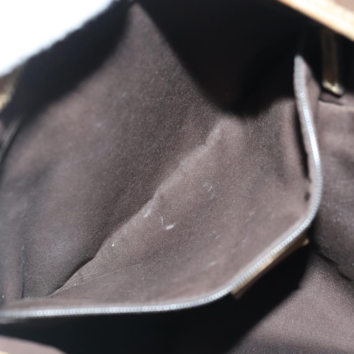 Gucci Abbey Brown Canvas Shoulder Bag ()