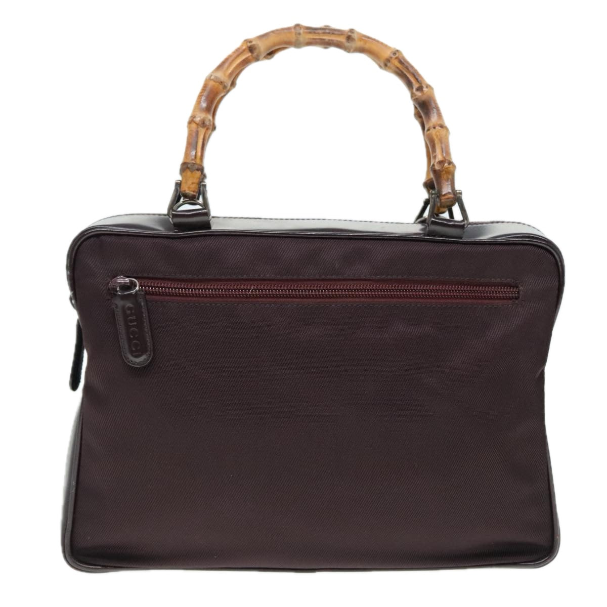 Gucci Bamboo Brown Synthetic Handbag ()