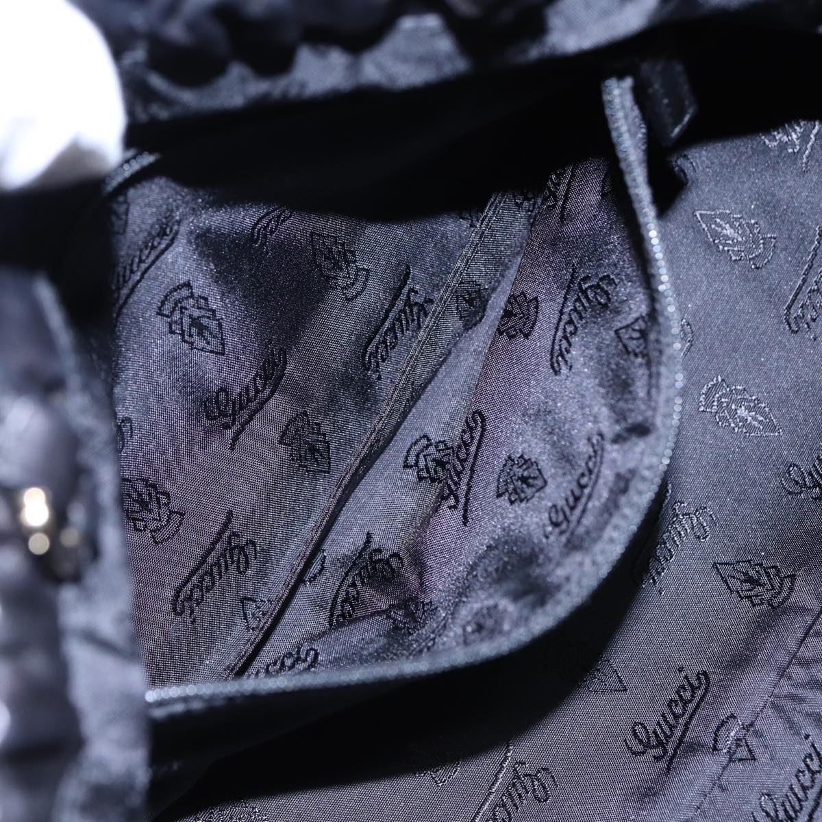 Gucci Black Leather Handbag ()