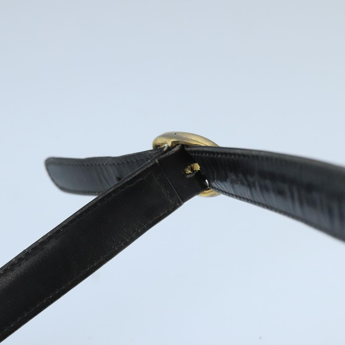 Gucci Horsebit Black Canvas Shoulder Bag ()