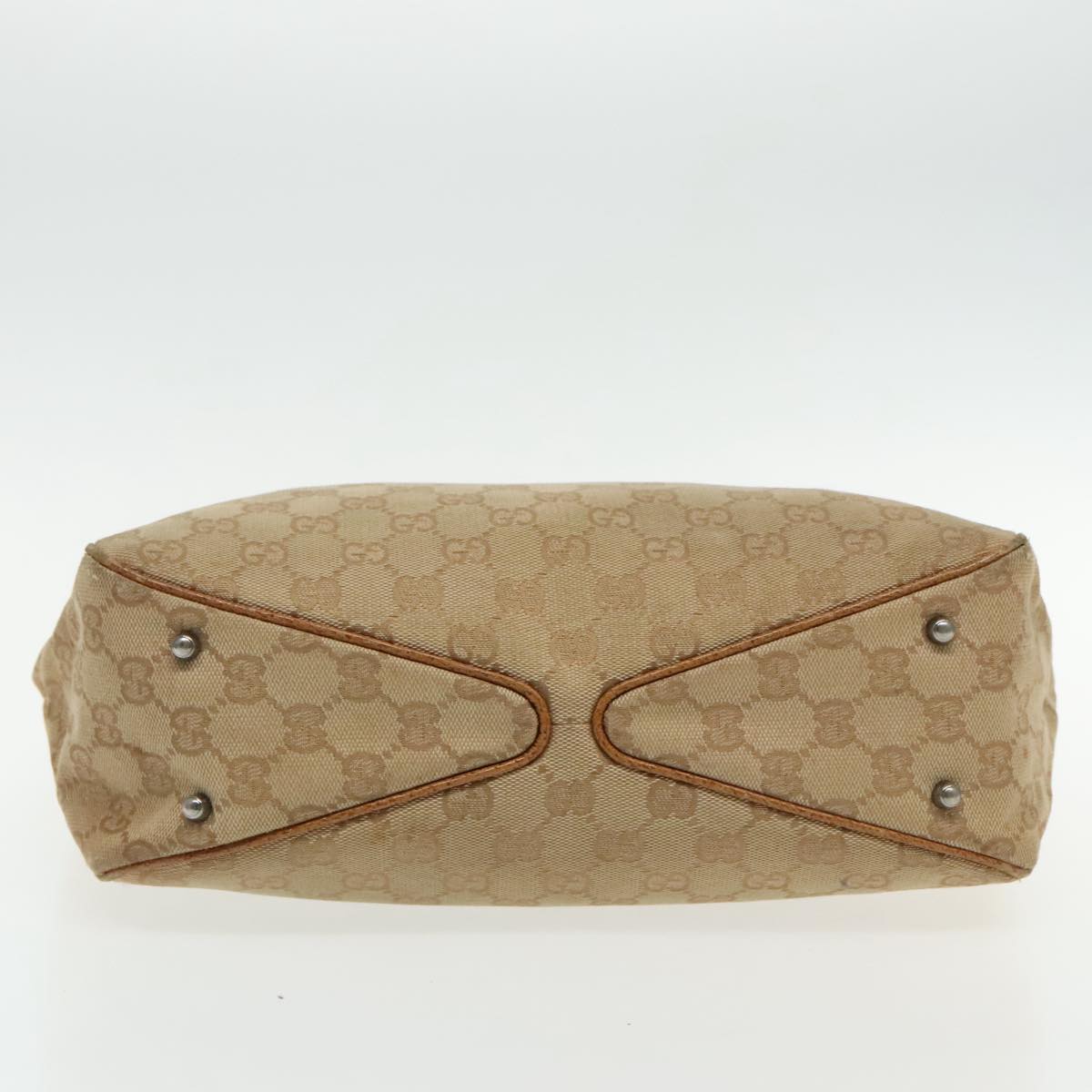 Gucci -- Brown Canvas Handbag ()