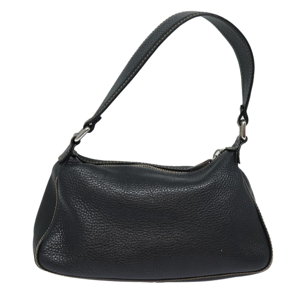 Chanel - Black Leather Shoulder Bag ()