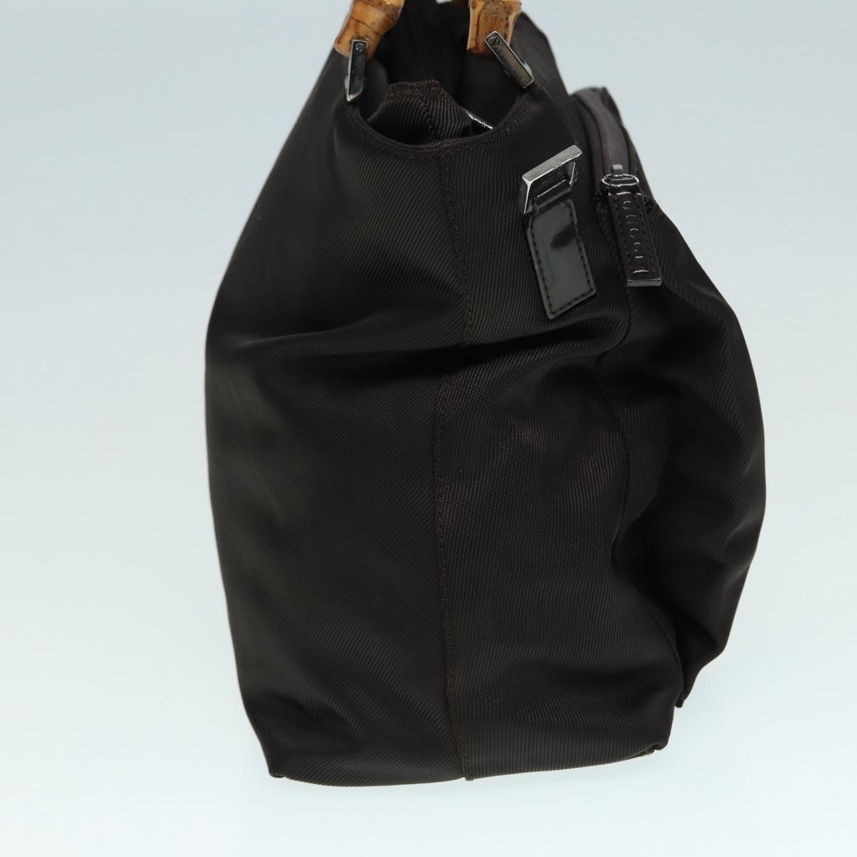 Gucci Bamboo Brown Synthetic Handbag ()