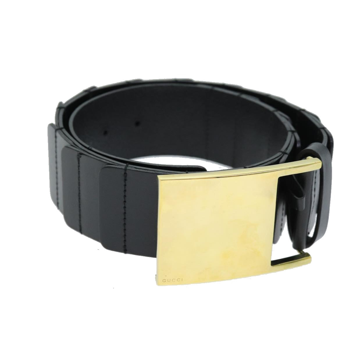 Gucci Black Leather Belt  ()