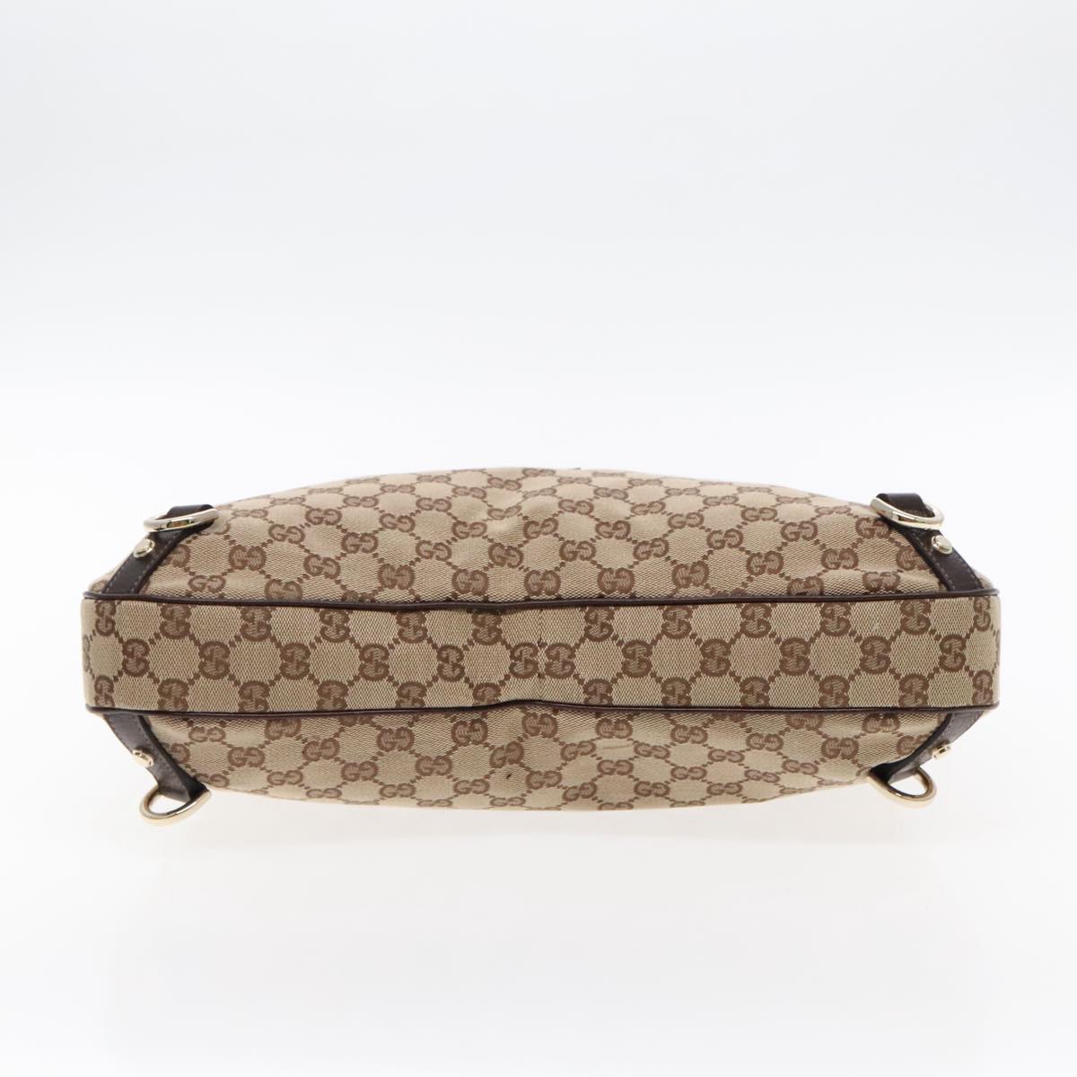 Gucci Abbey Beige Canvas Shoulder Bag ()
