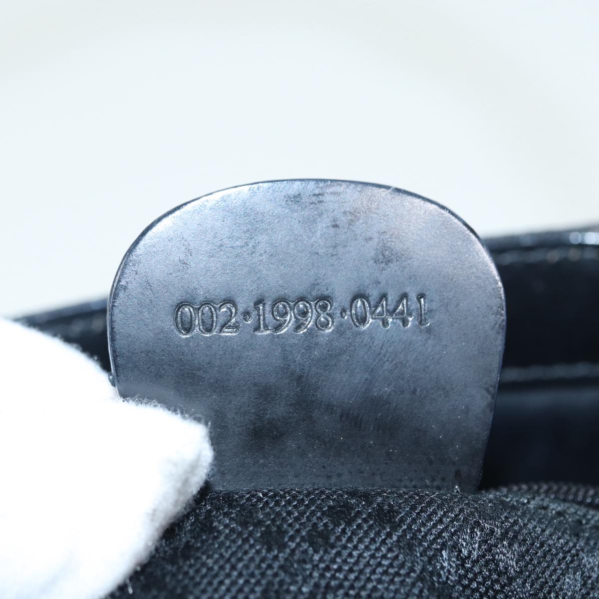 Gucci Bamboo Black Synthetic Shoulder Bag ()