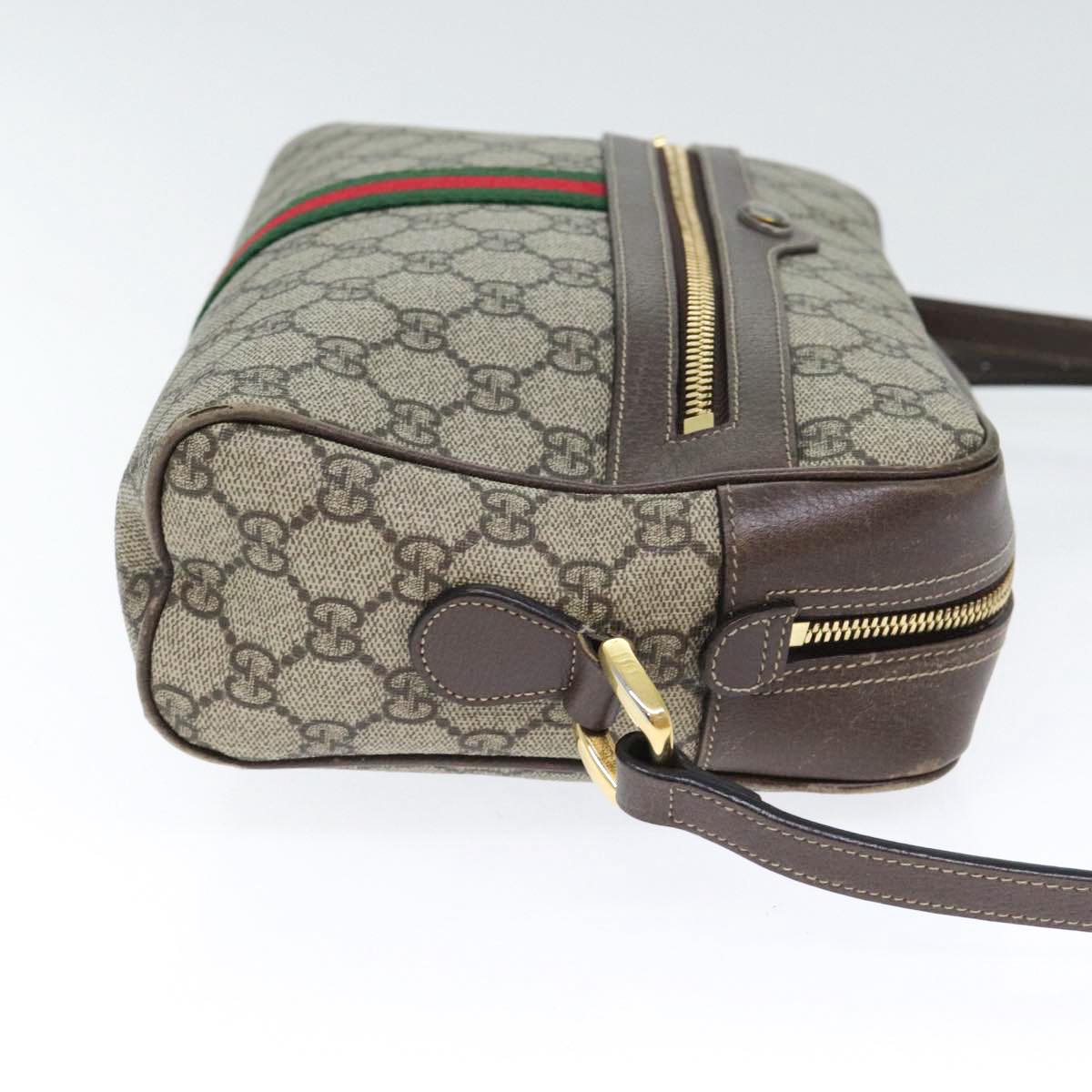 Gucci Ophidia Beige Canvas Shoulder Bag ()