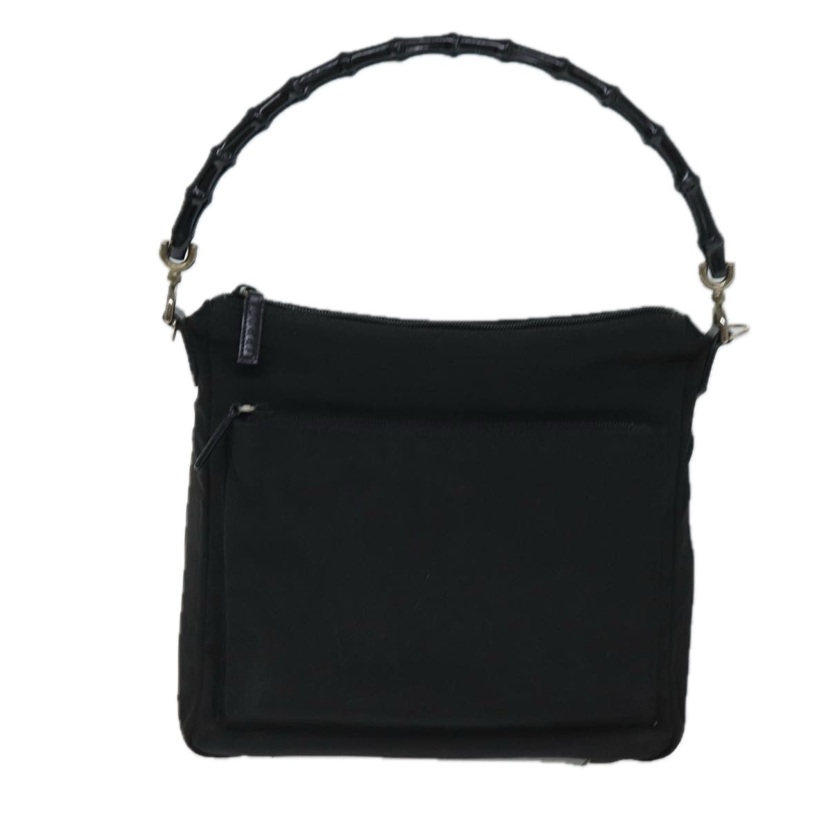 Gucci Bamboo Black Synthetic Handbag ()