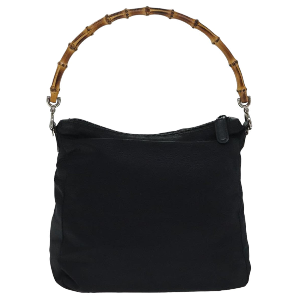 Gucci Bamboo Black Synthetic Handbag ()