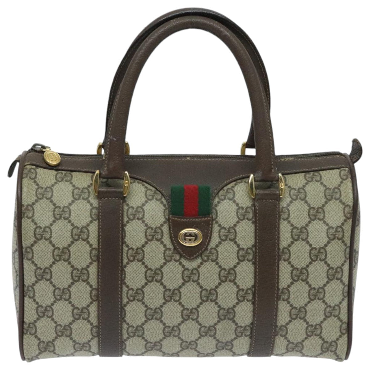 Gucci Ophidia Beige Canvas Travel Bag ()