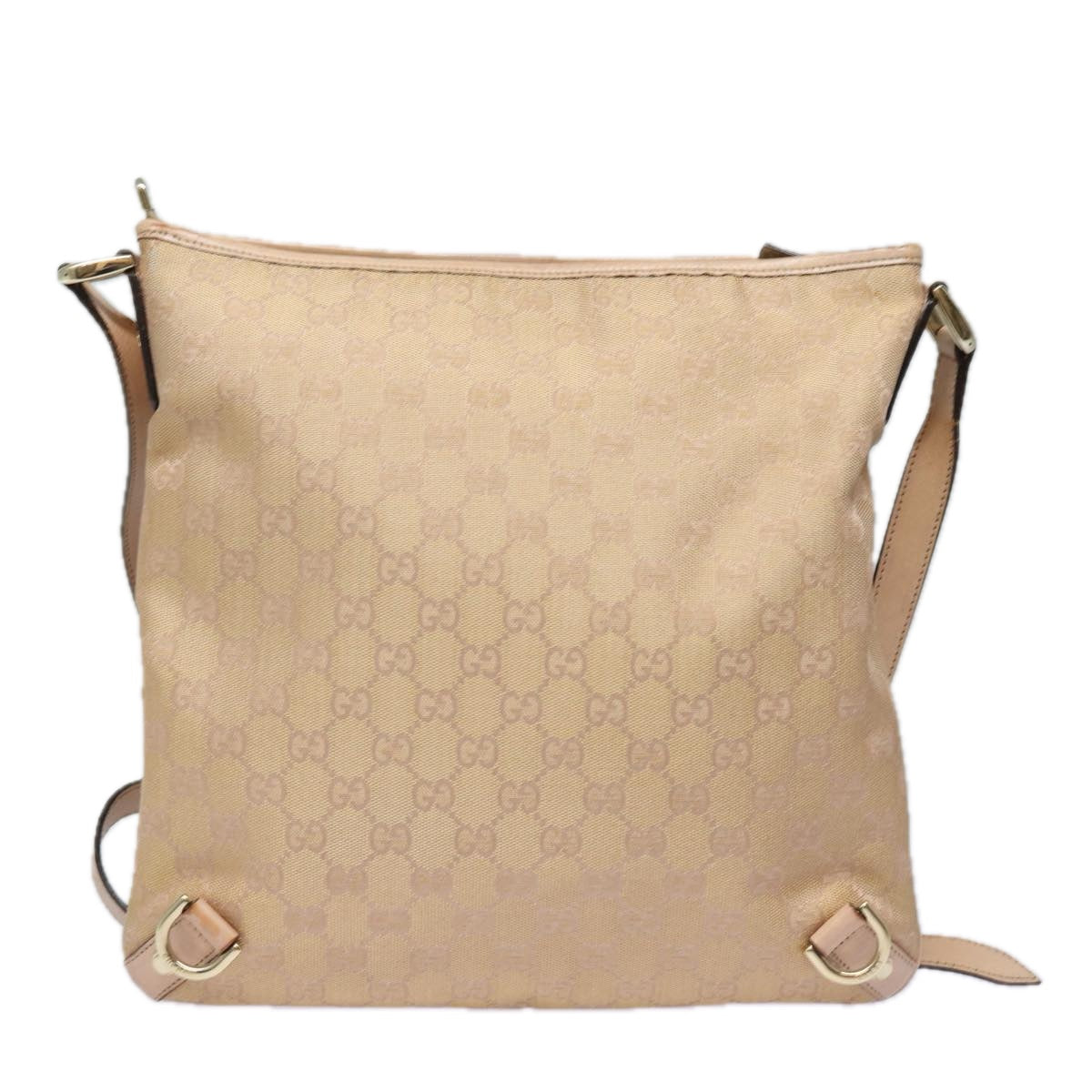 Gucci Gg Canvas Pink Canvas Shoulder Bag ()