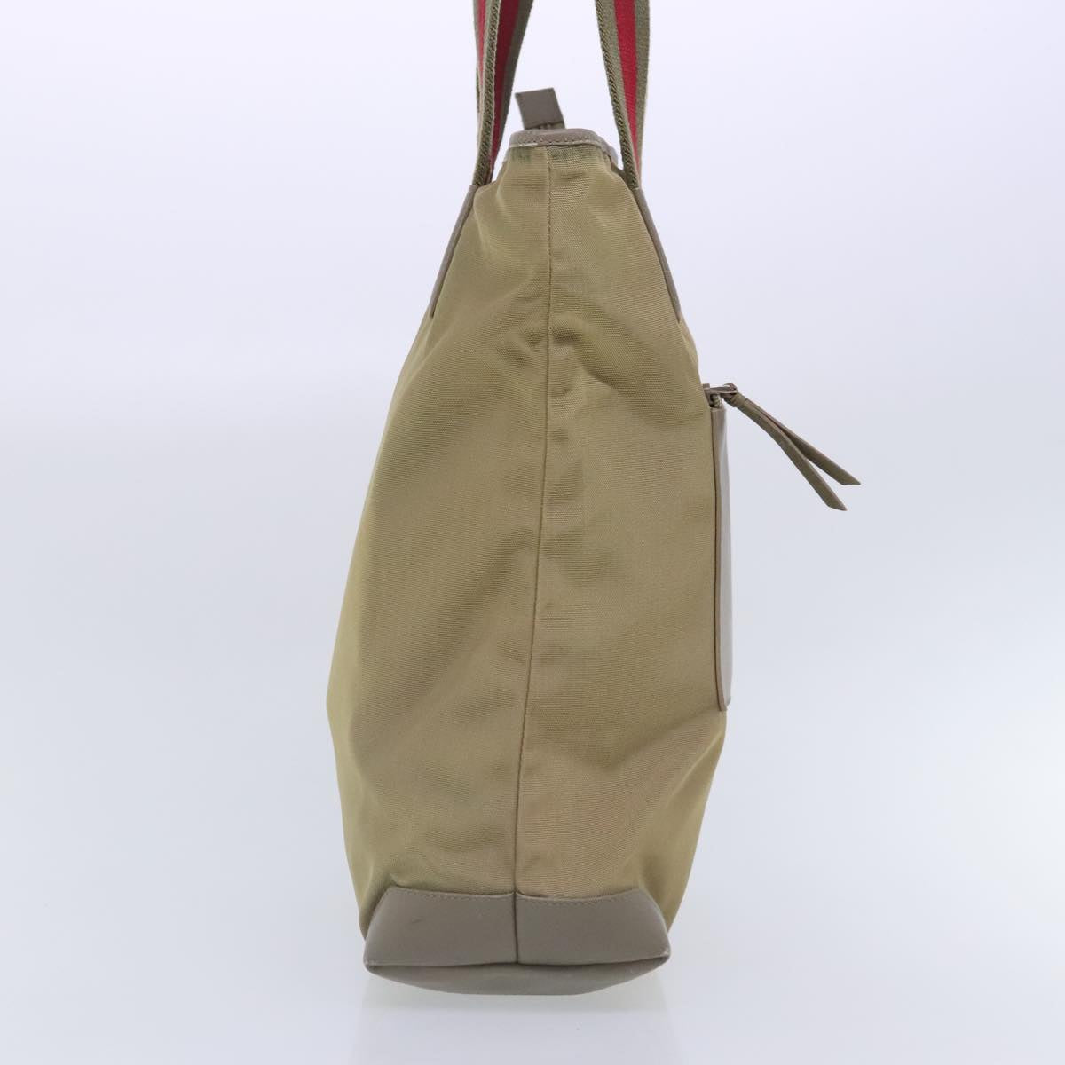 Gucci Sherry Beige Canvas Tote Bag ()