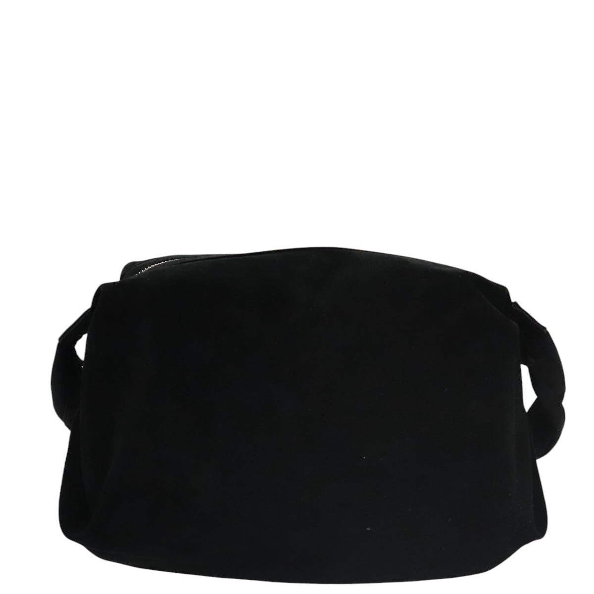 Chanel Black Suede Shoulder Bag ()