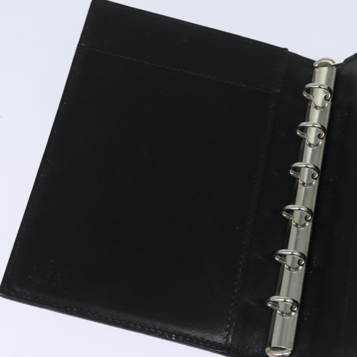 Gucci Couverture Agenda Black Leather Wallet  ()