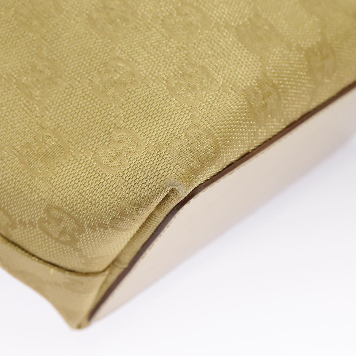 Gucci Gold Canvas Tote Bag ()