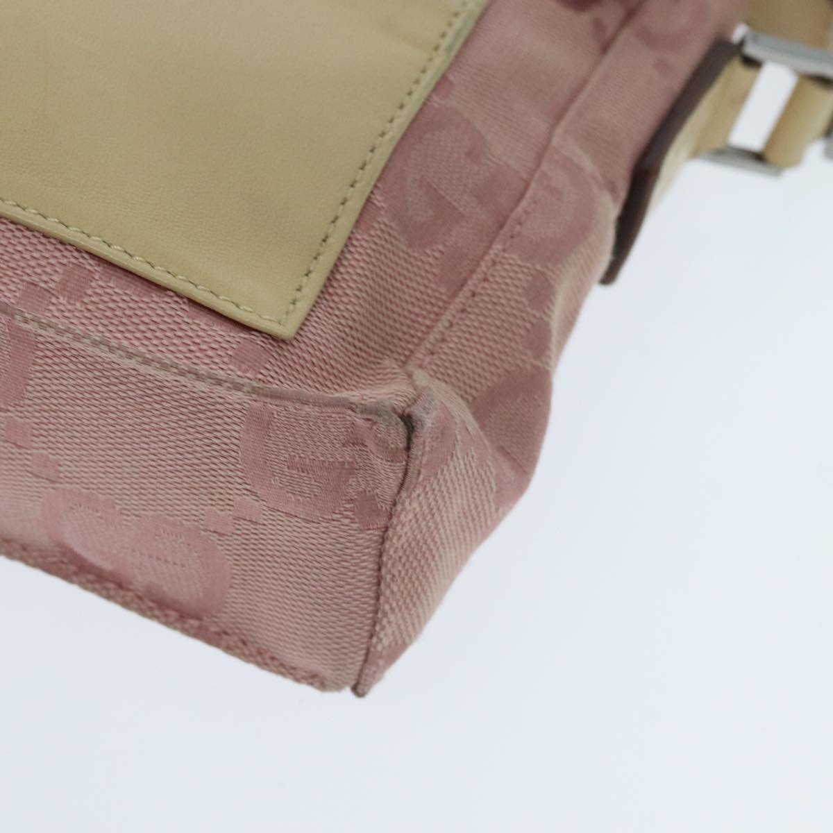Gucci Gg Canvas Pink Canvas Shoulder Bag ()