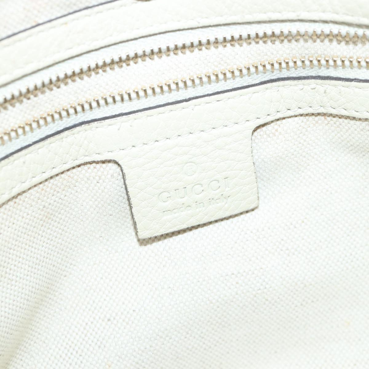 Gucci Bamboo Orange Canvas Shopper Bag ()