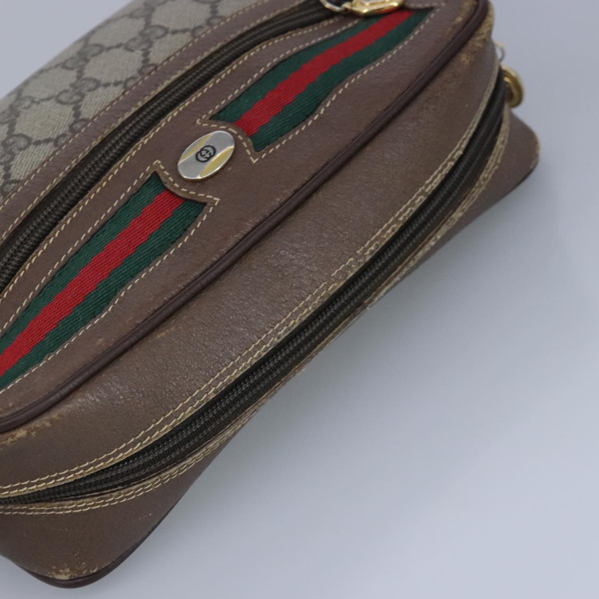 Gucci Beige Canvas Shoulder Bag ()