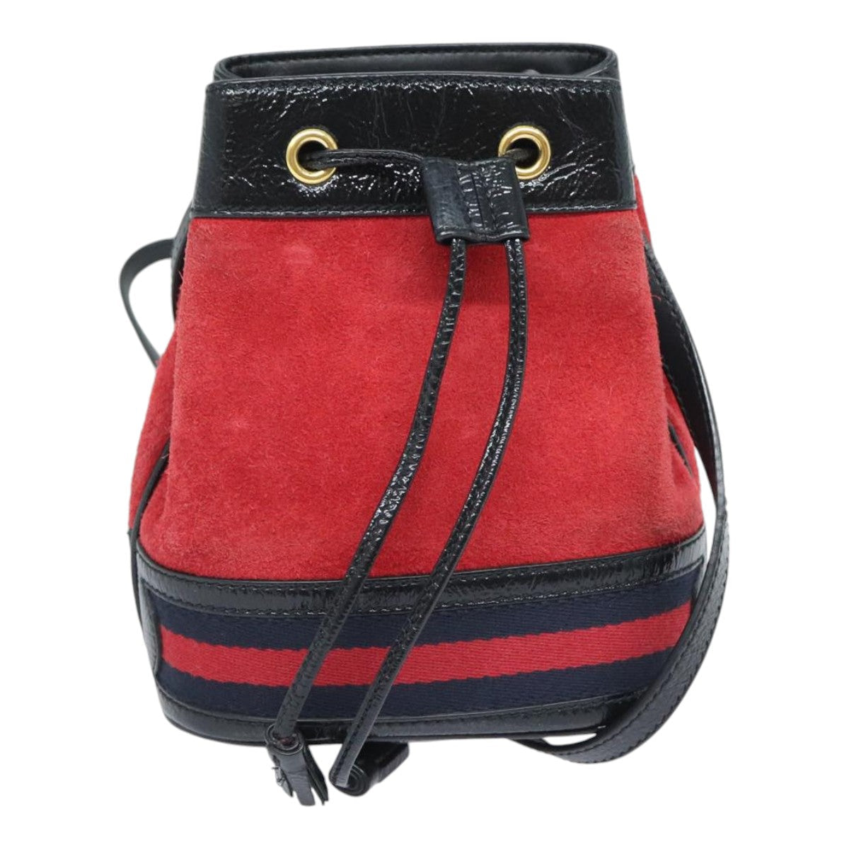 Gucci Ophidia Red Suede Shoulder Bag ()