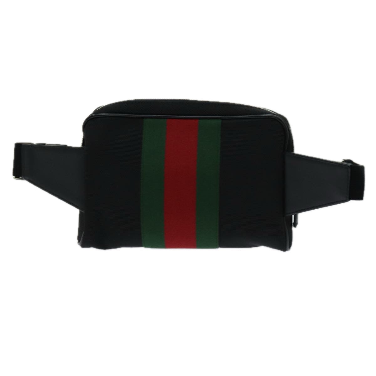 Gucci Black Canvas Shoulder Bag ()