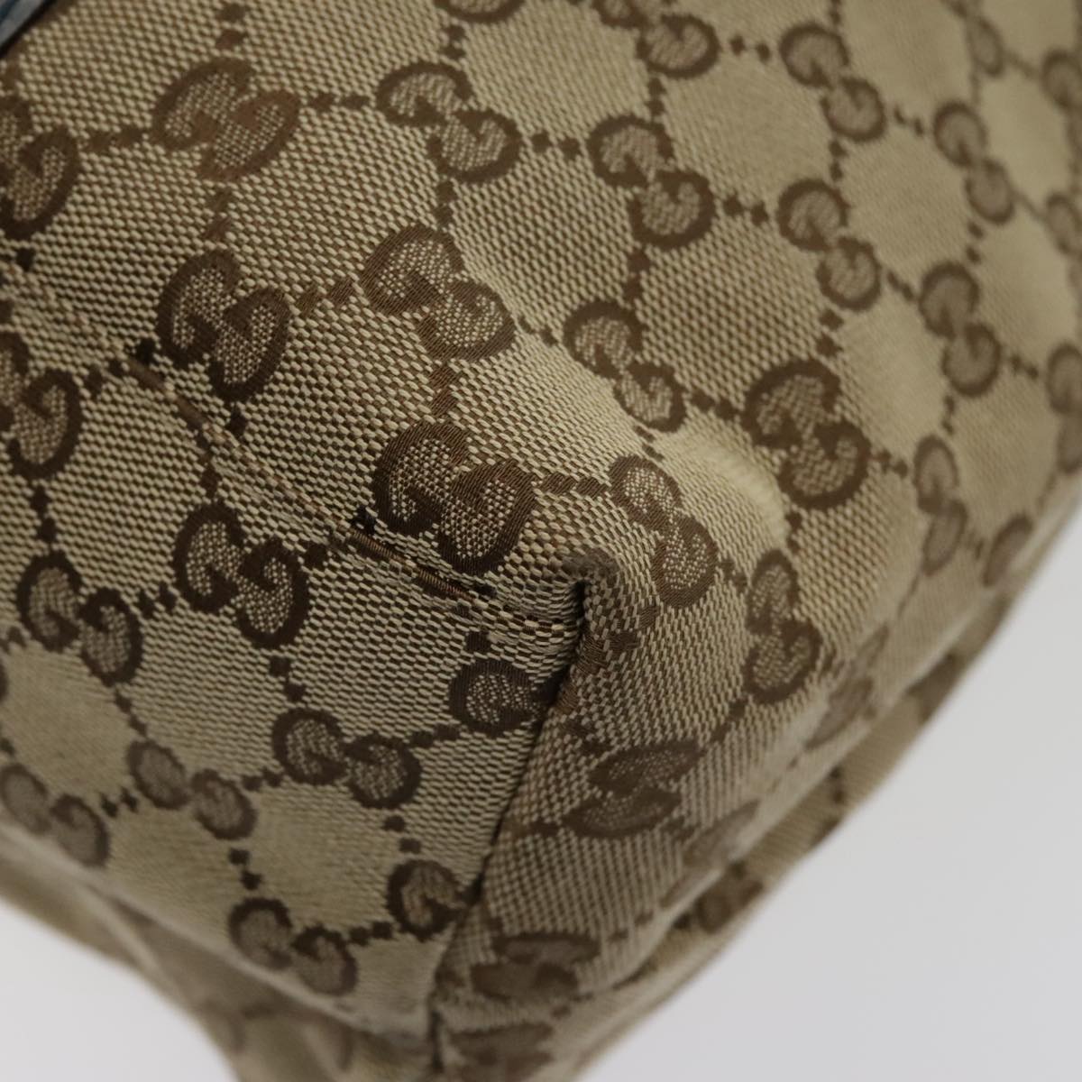 Gucci Bamboo Brown Canvas Tote Bag ()