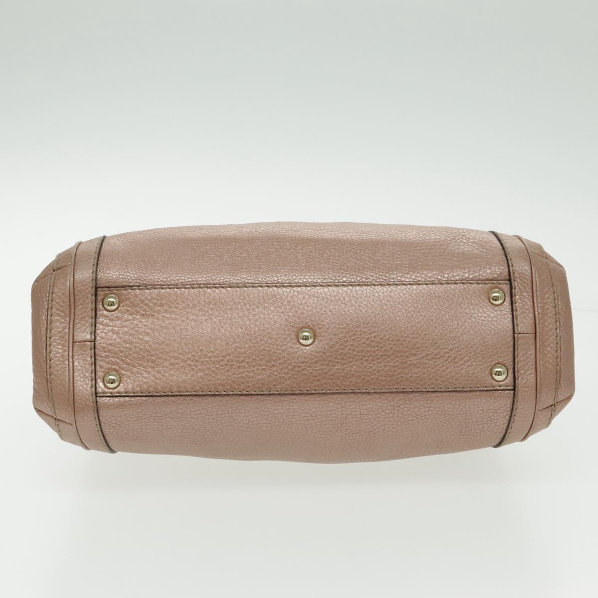 Gucci Bamboo Pink Leather Handbag ()