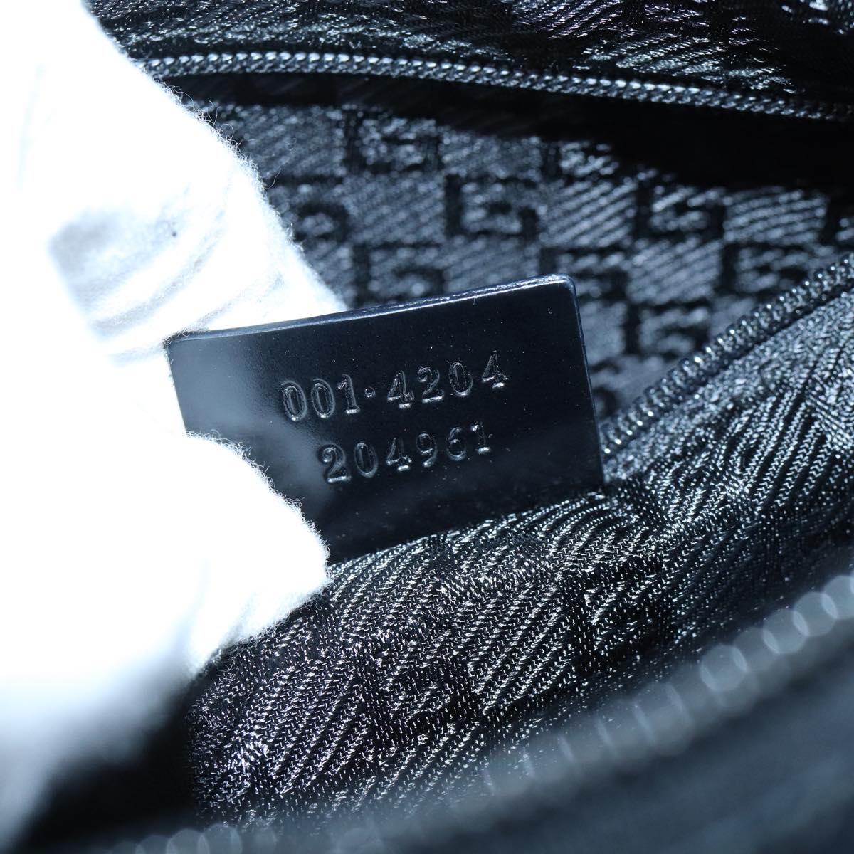 Gucci Jackie Beige Canvas Shoulder Bag ()