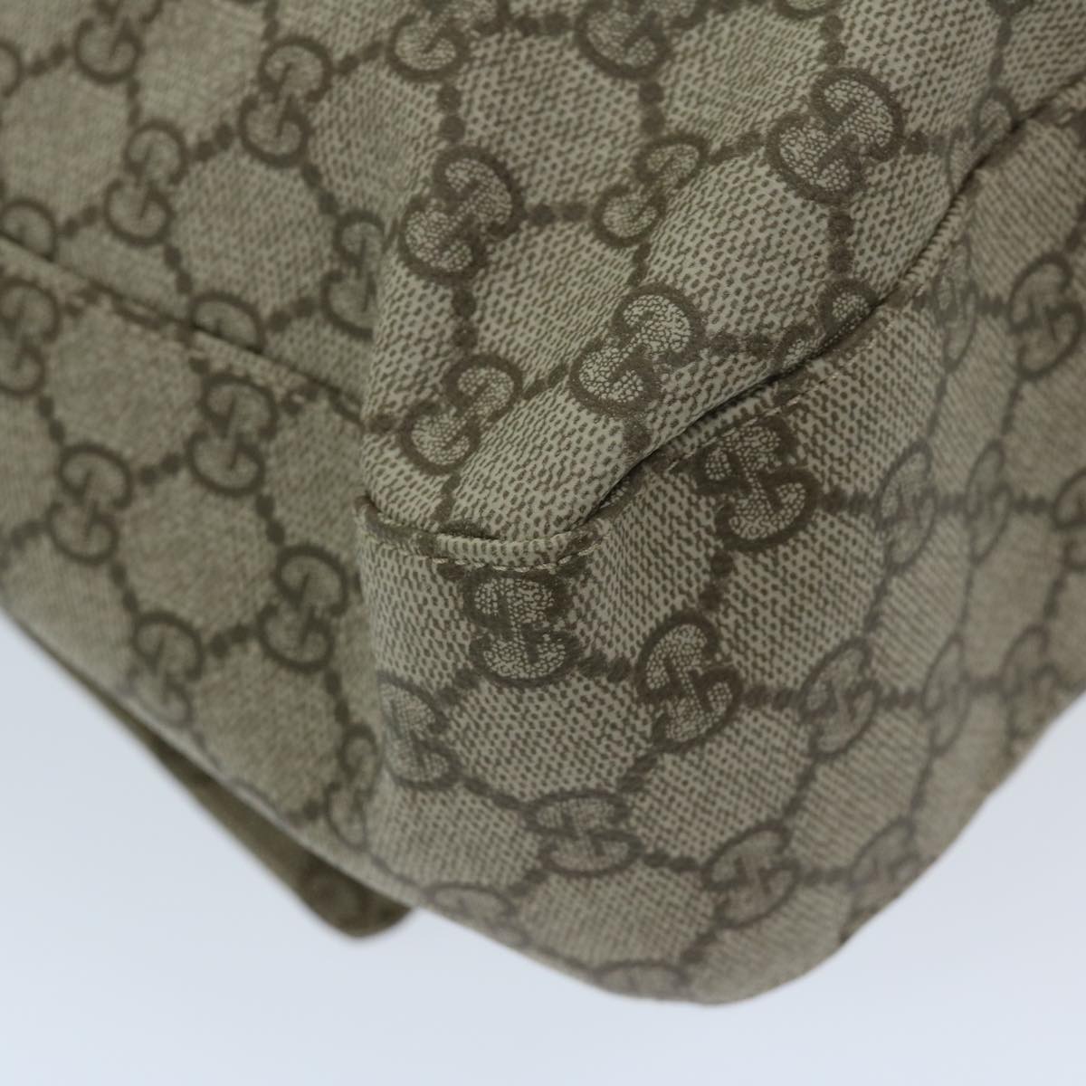 Gucci Gg Supreme Beige Canvas Shoulder Bag ()