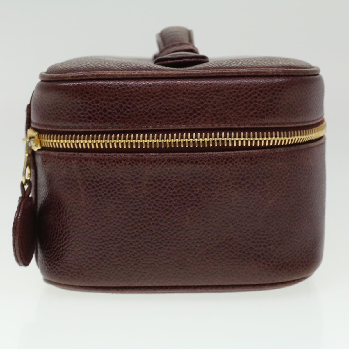 Chanel Brown Leather Vanity clutch bag