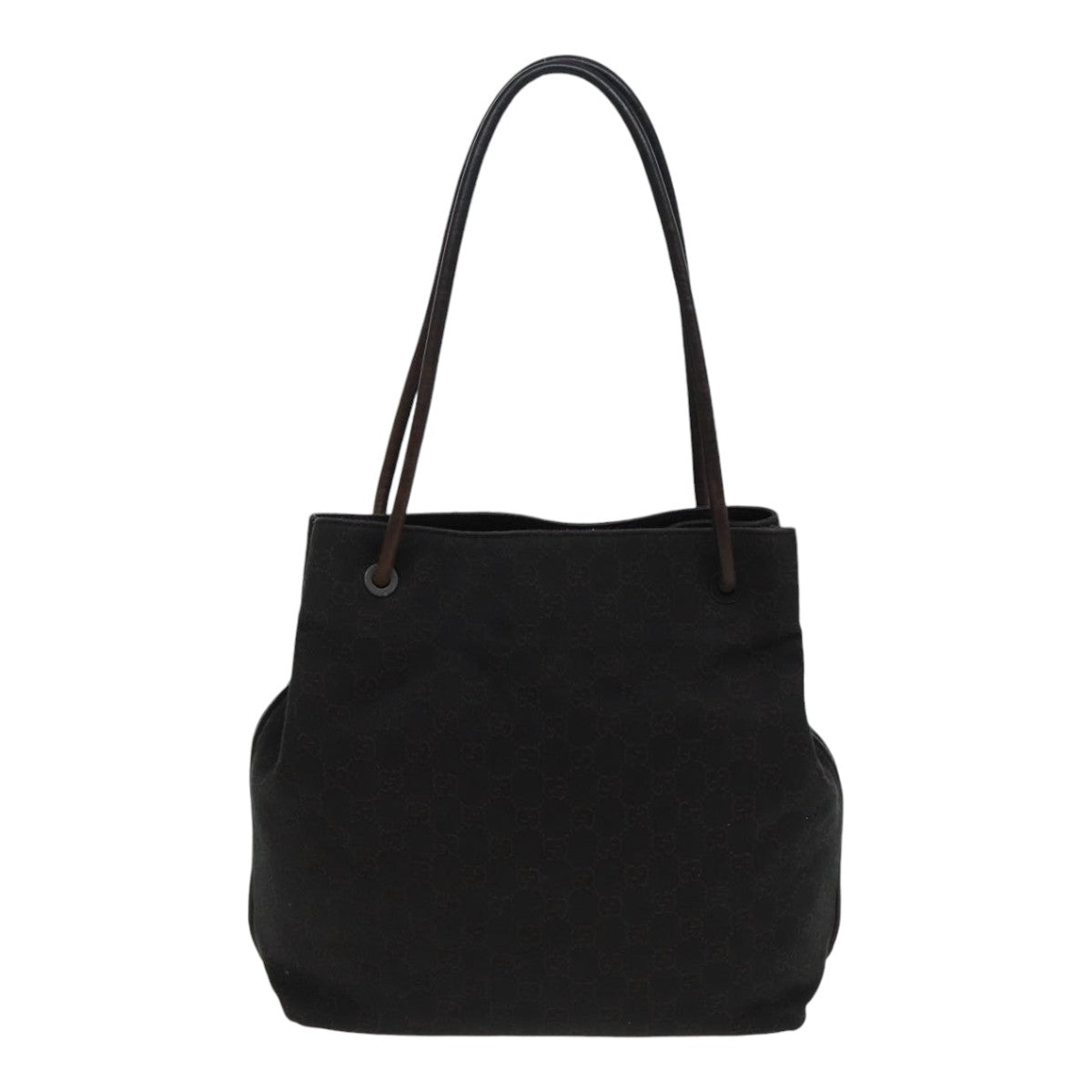 Gucci Gg Canvas Black Canvas Shoulder Bag ()