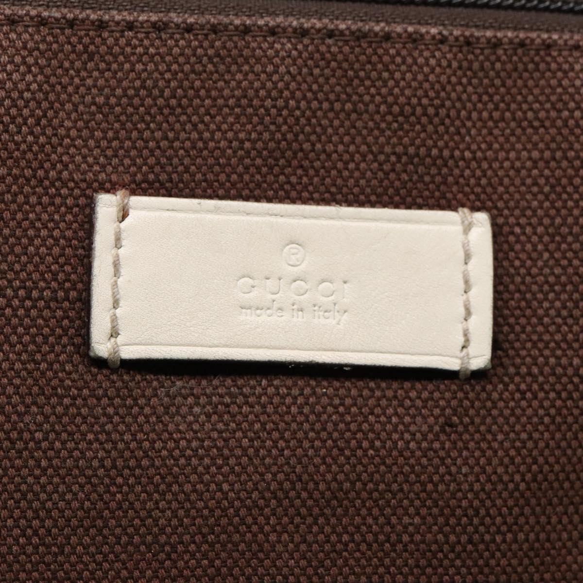 Gucci Brown Canvas Shoulder Bag ()