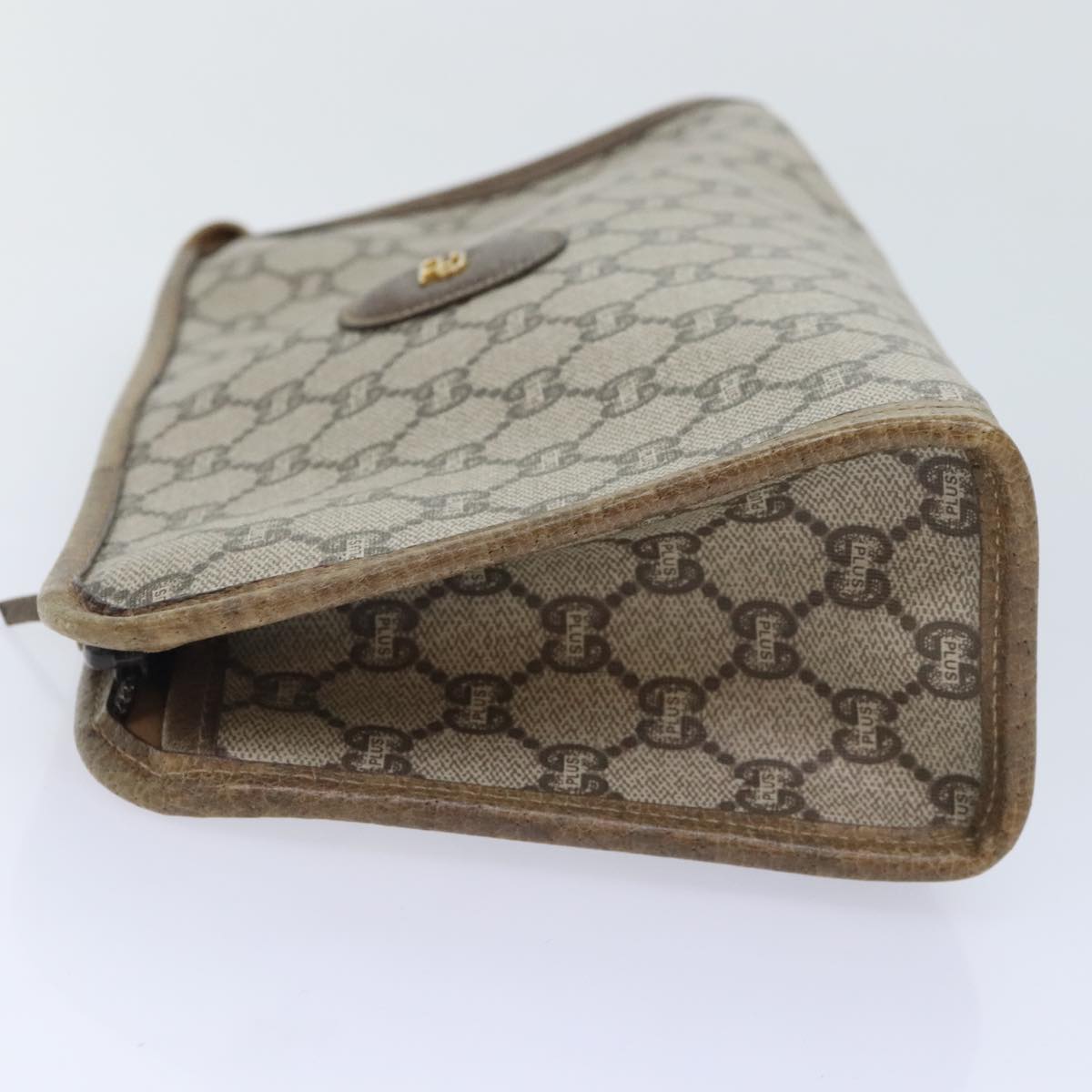 Gucci Beige Canvas Clutch Bag ()