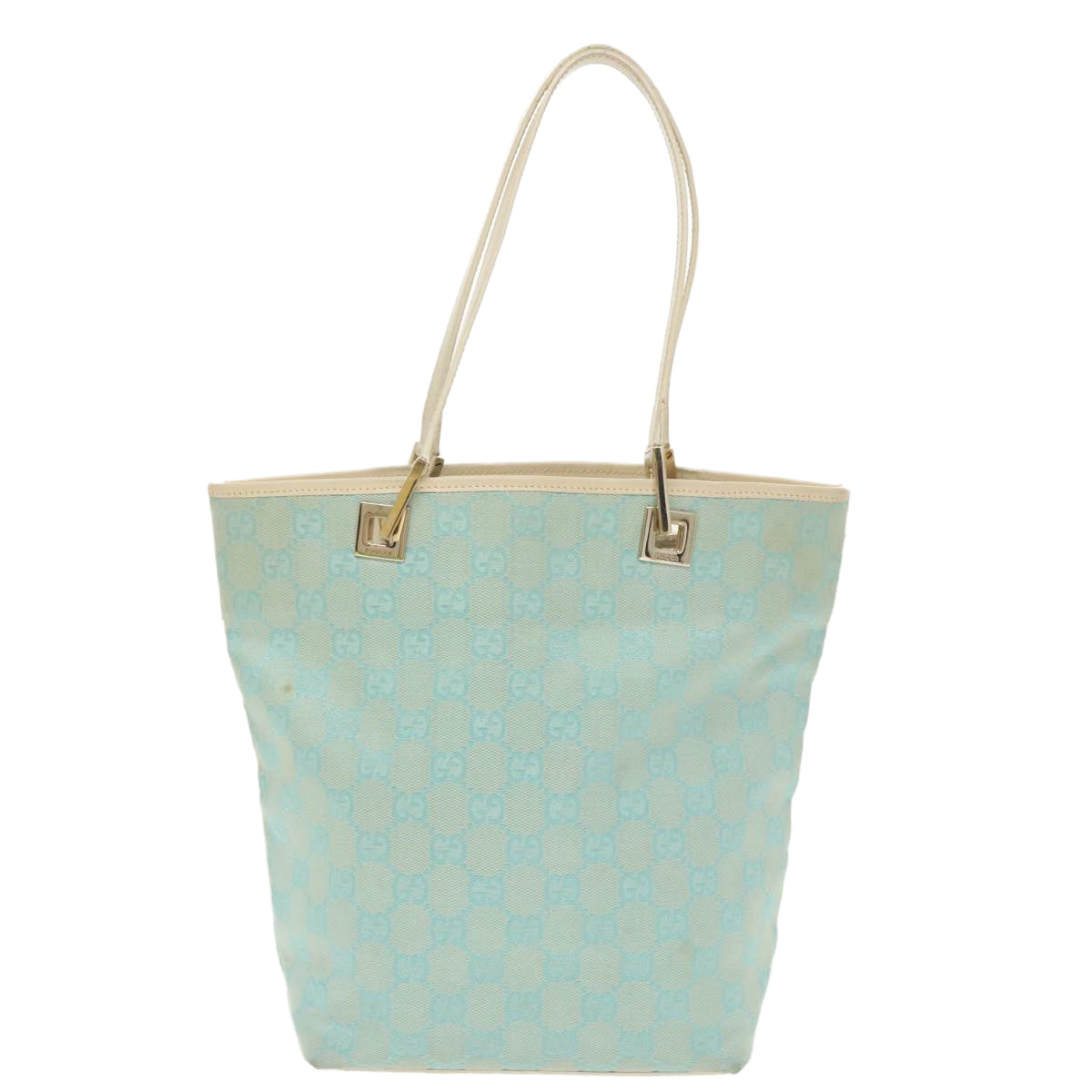 Gucci Gg Canvas Blue Canvas Tote Bag ()