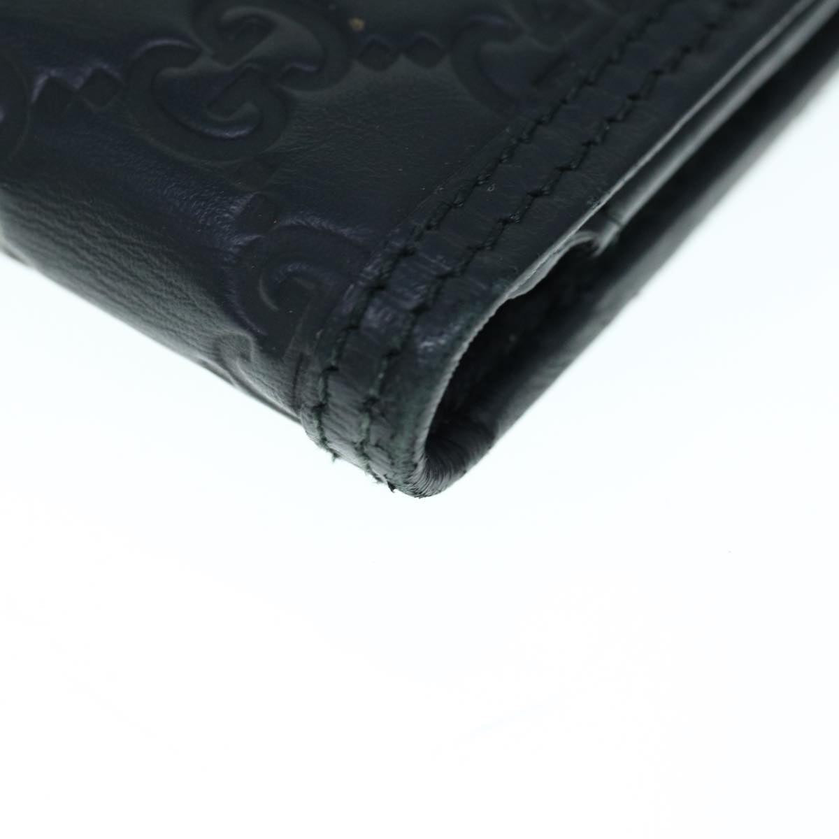 Gucci Guccissima Black Canvas Wallet  ()