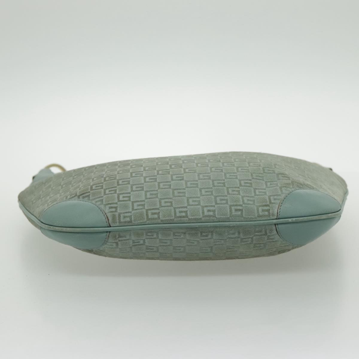 Gucci Hobo Blue Suede Shoulder Bag ()