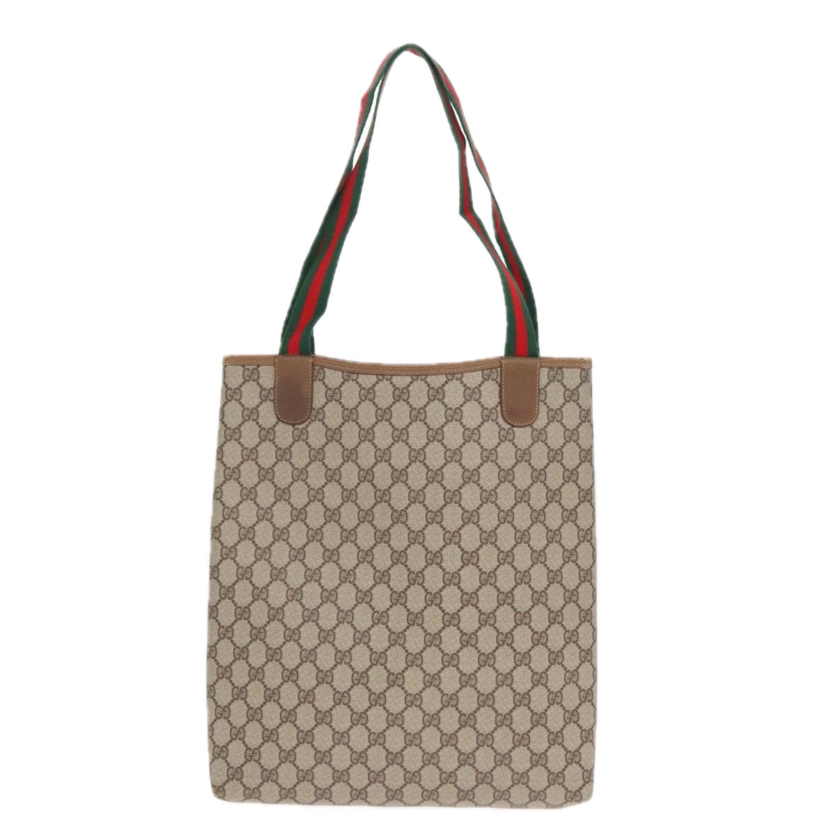 Gucci Sherry Beige Canvas Tote Bag ()