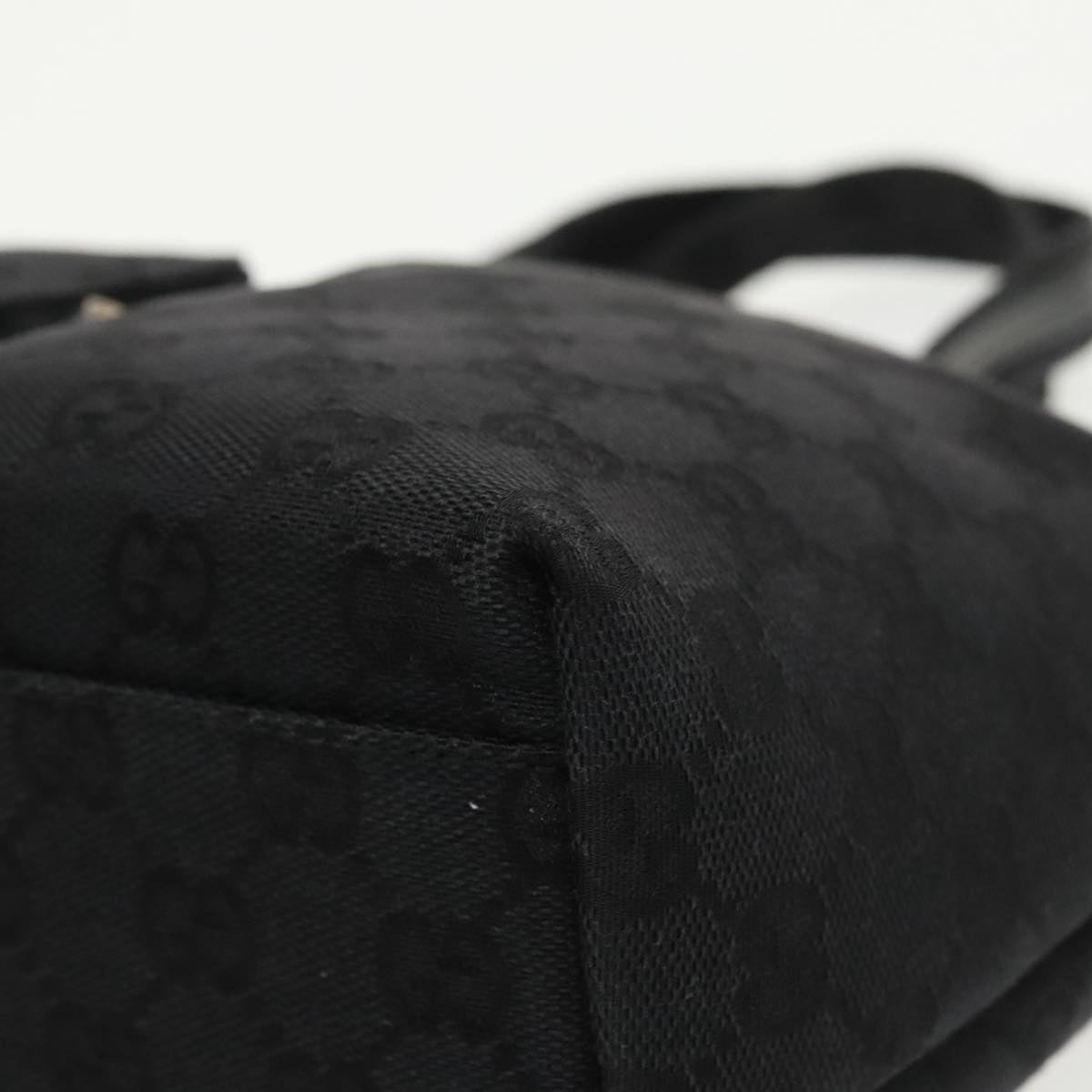 Gucci Black Canvas Handbag ()