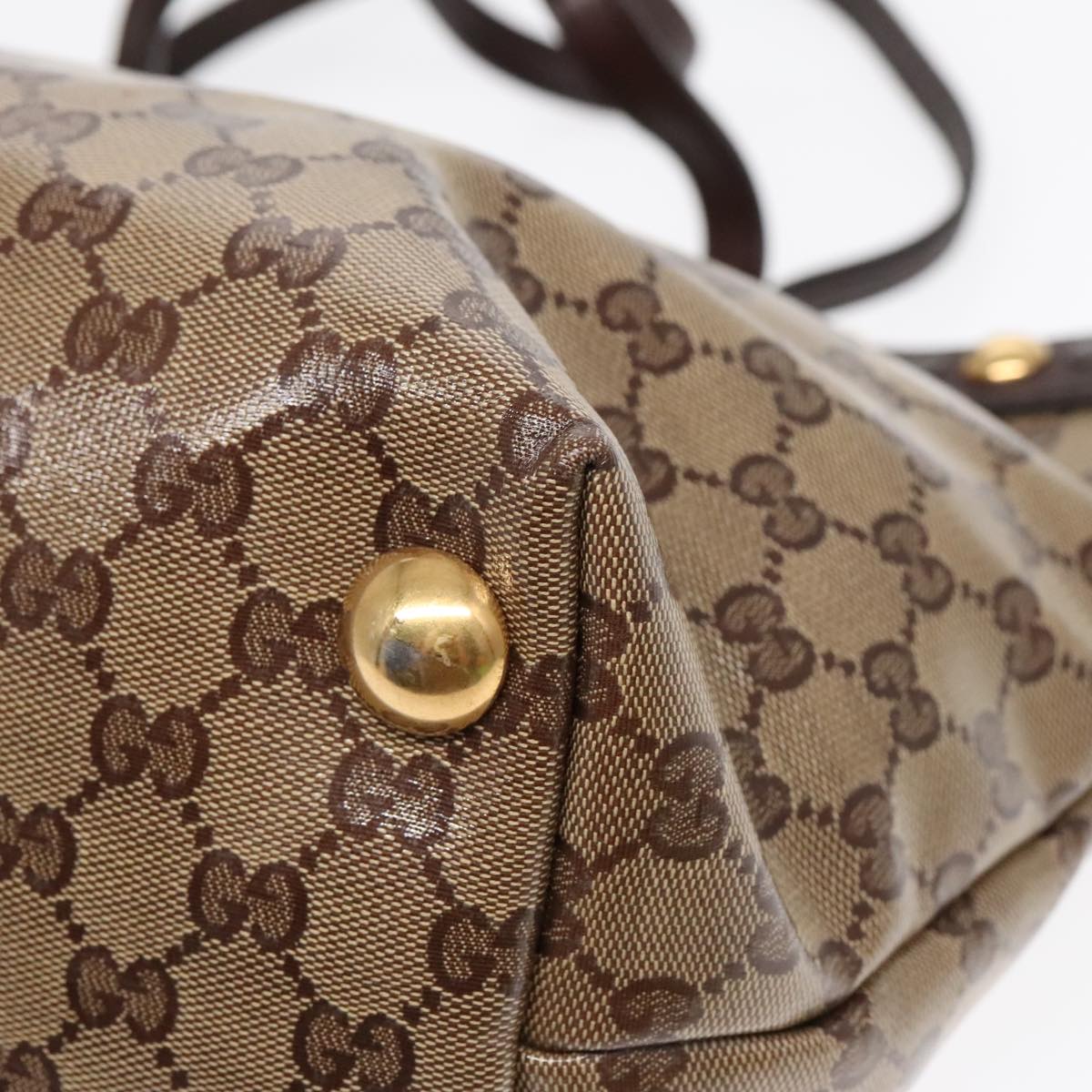 Gucci Babouska Beige Canvas Tote Bag ()