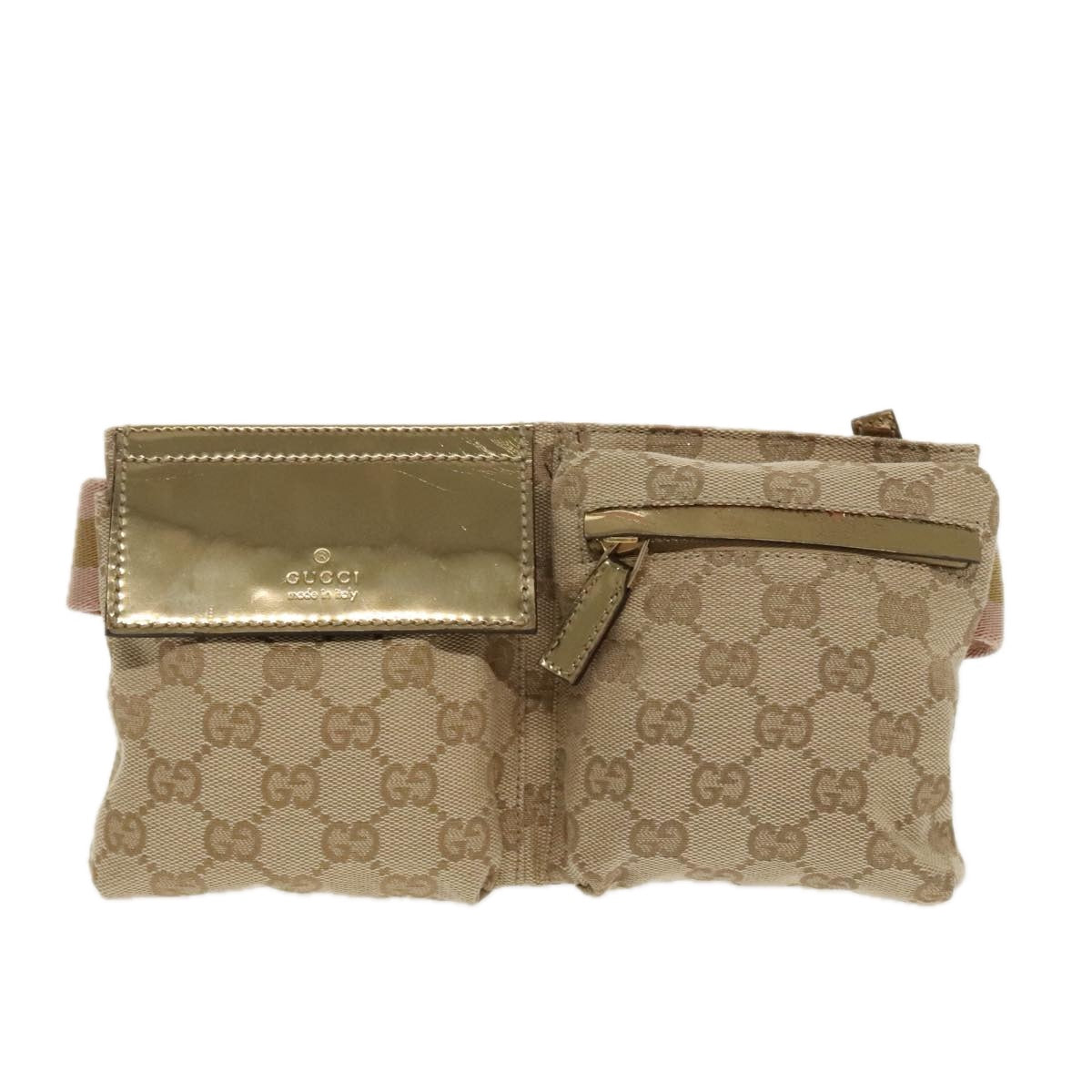 Gucci Beige Canvas Shoulder Bag ()