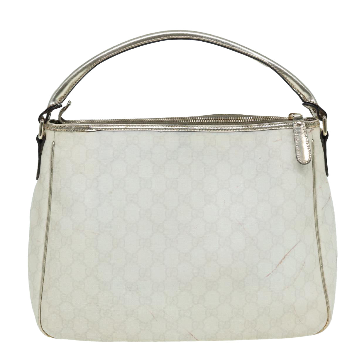Gucci Gg Canvas White Canvas Handbag ()