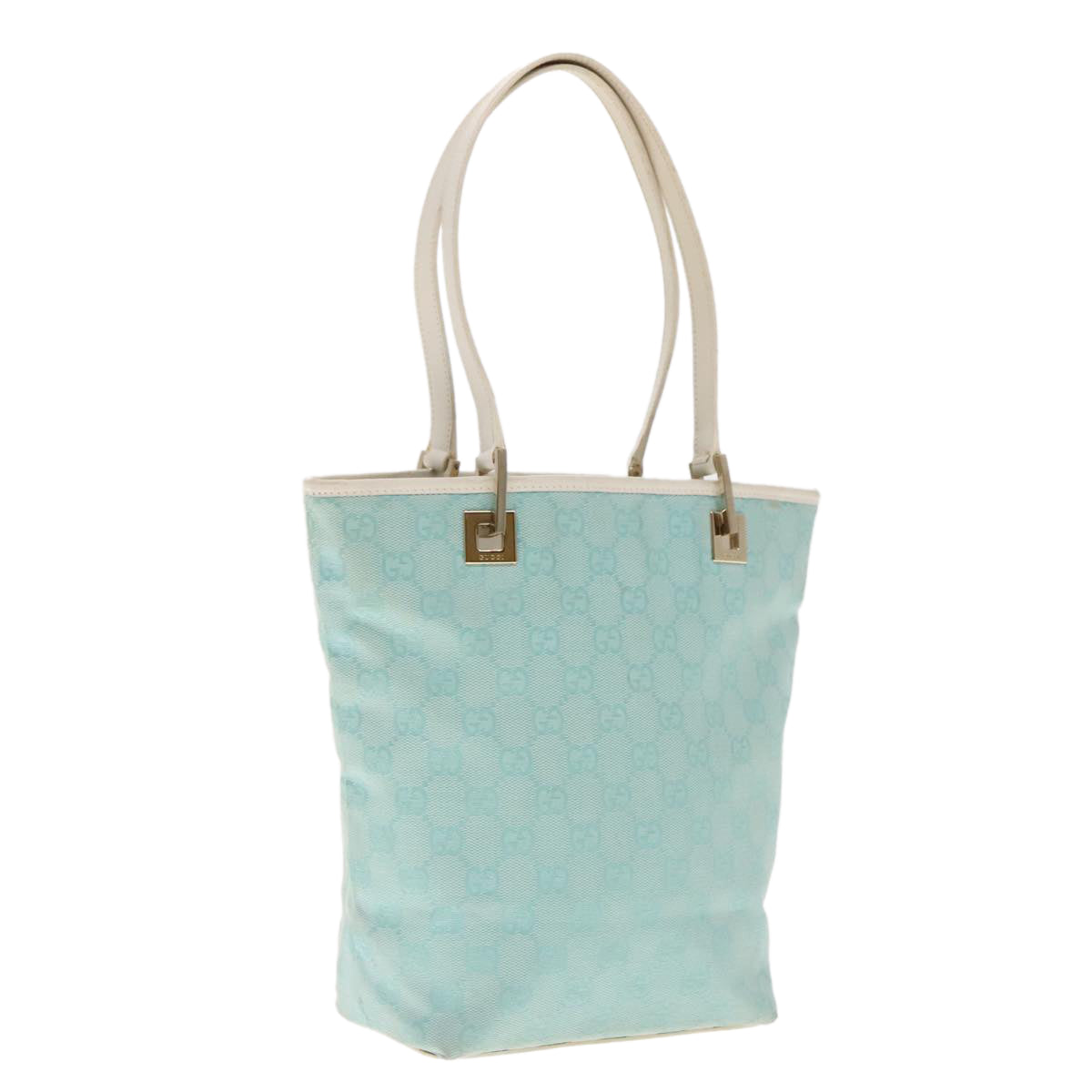 Gucci Blue Canvas Tote Bag ()