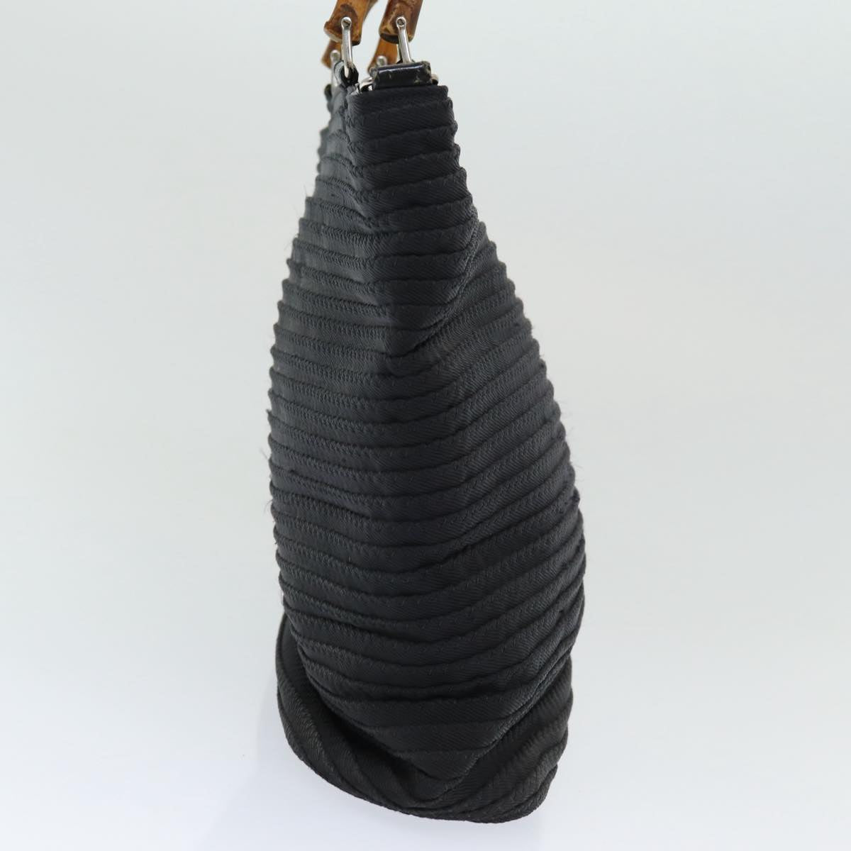 Gucci Bamboo Black Synthetic Handbag ()