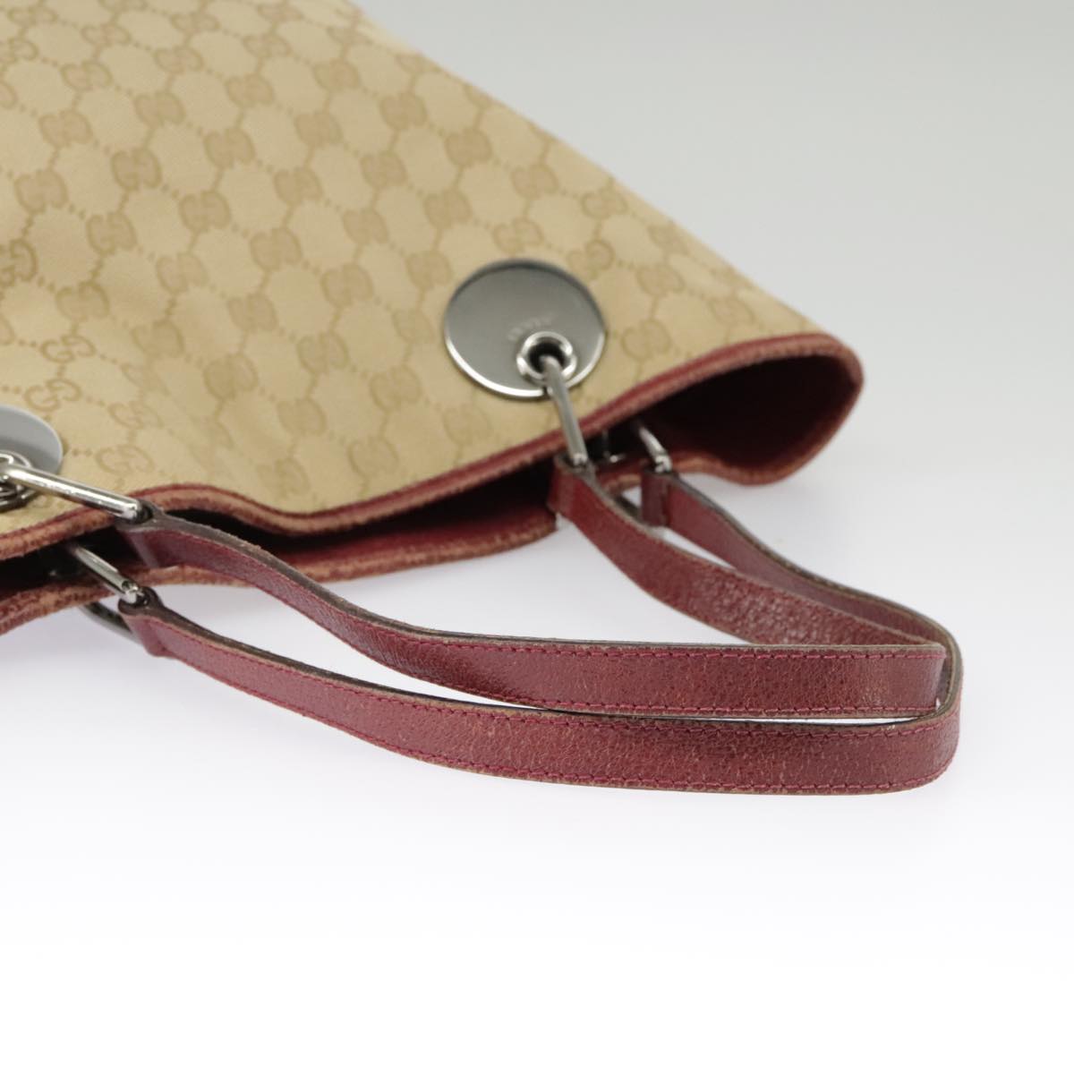 Gucci Beige Canvas Tote Bag ()