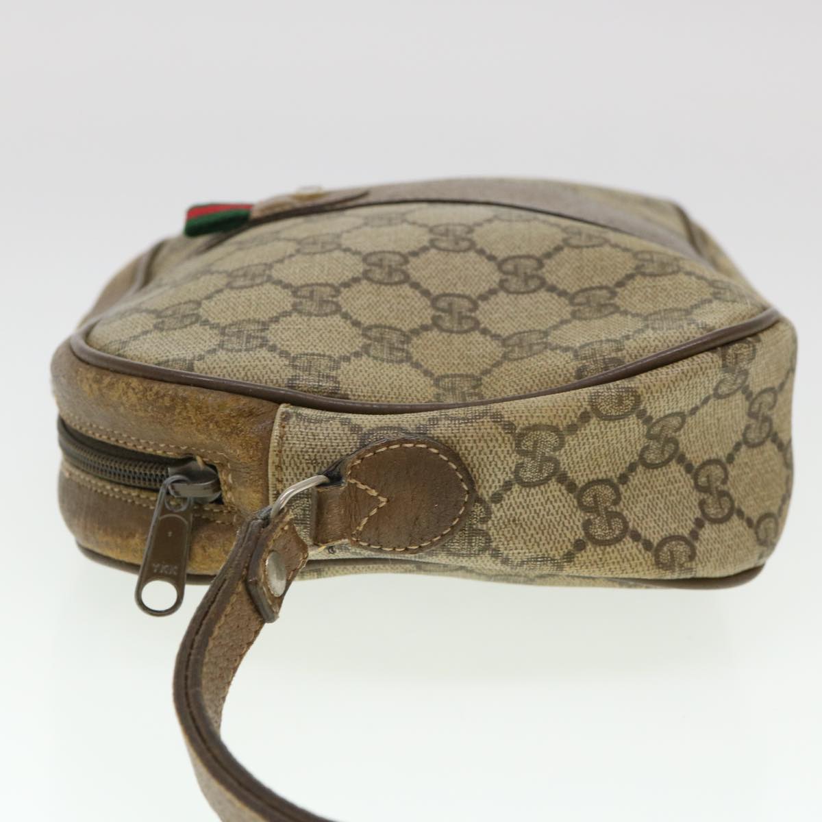Gucci Beige Canvas Clutch Bag ()