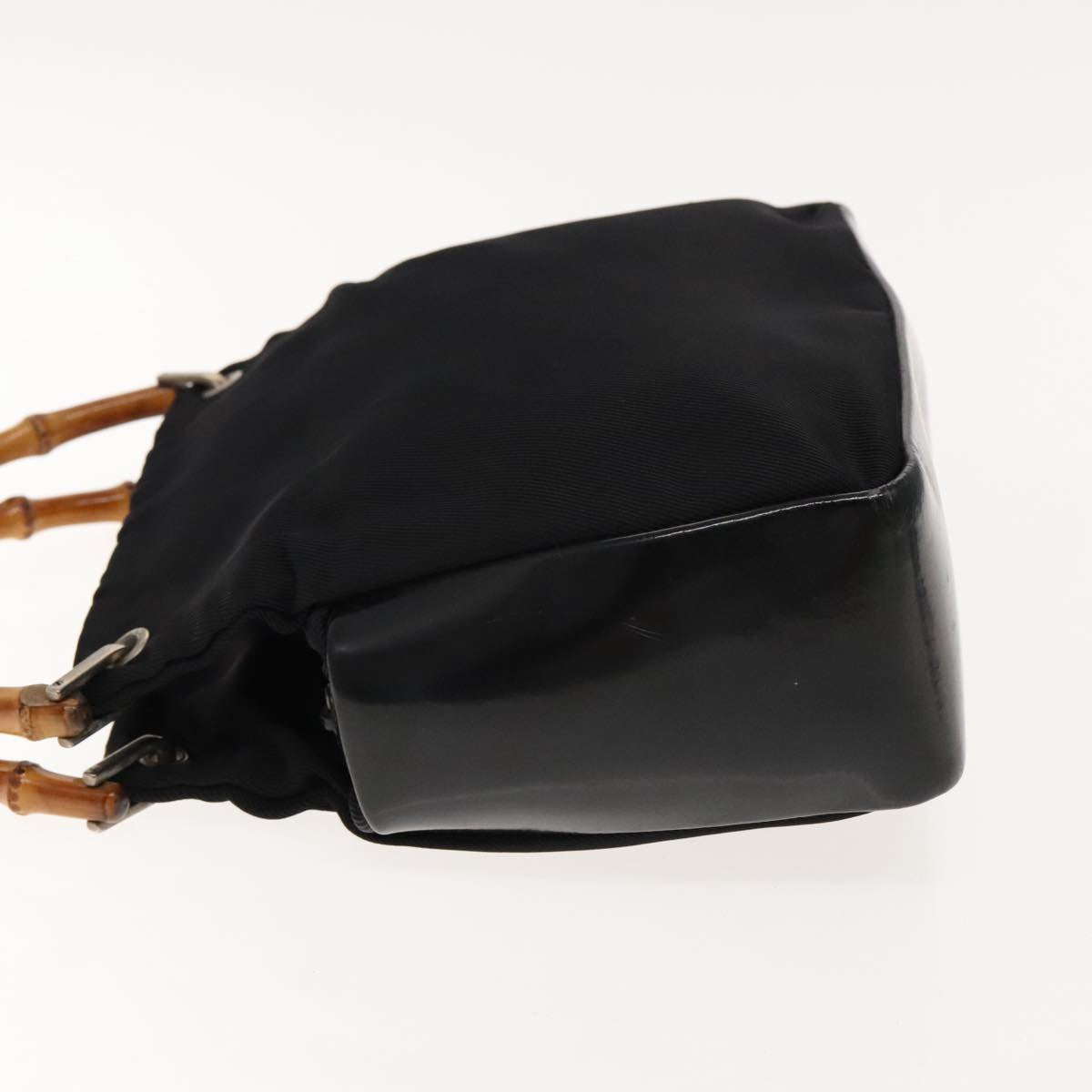 Gucci Bamboo Black Synthetic Handbag ()