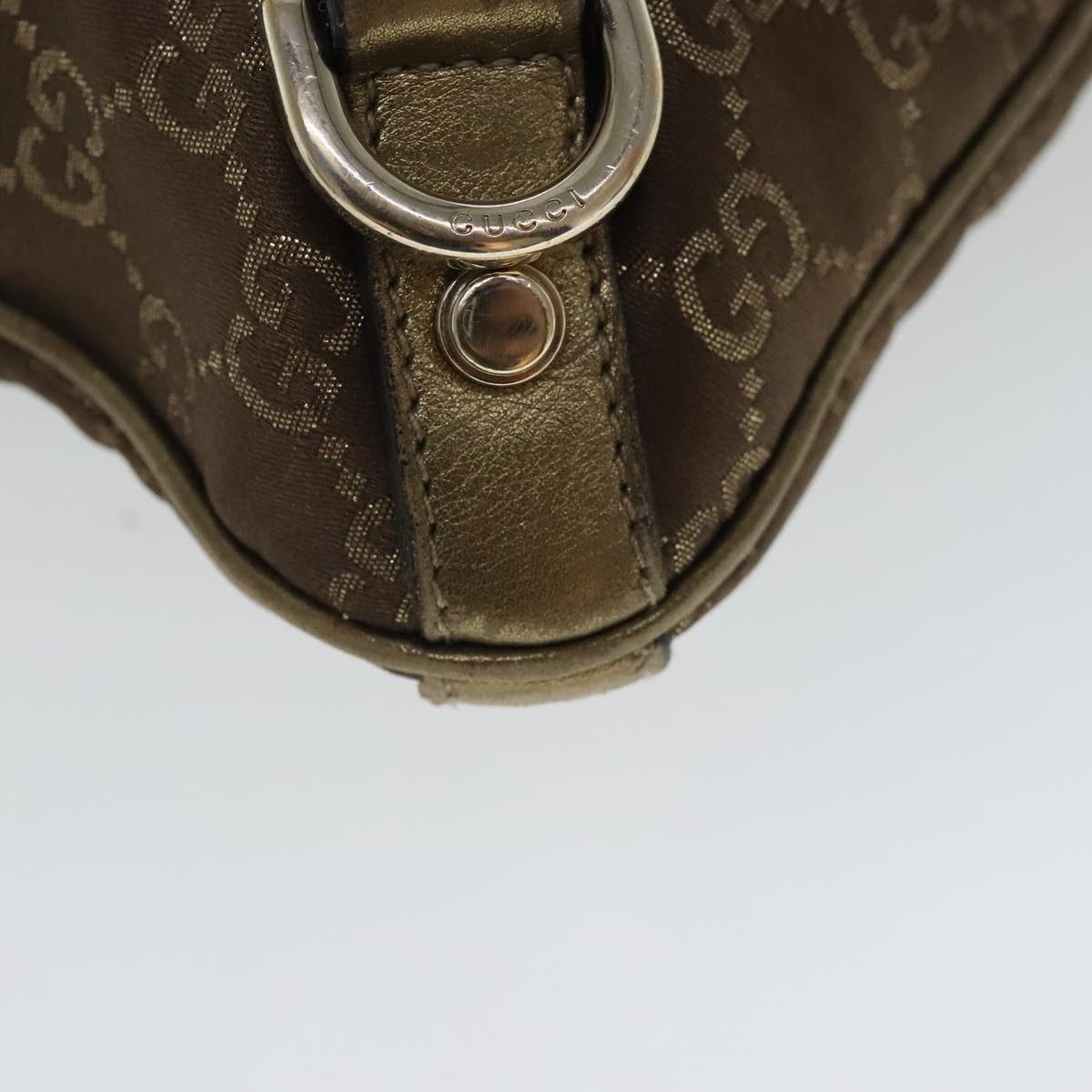 Gucci Abbey Brown Canvas Shoulder Bag ()