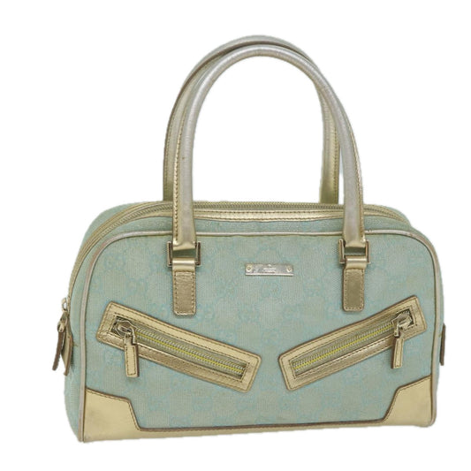 Gucci Gg Canvas Blue Canvas Handbag ()