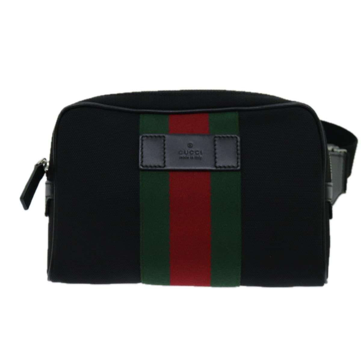 Gucci Black Canvas Shoulder Bag ()